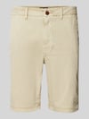 Superdry Regular fit korte chino met steekzakken opzij Lichtgrijs