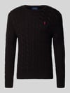 Polo Ralph Lauren Regular Fit Pullover aus reiner Baumwolle BLACK