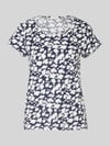 Tom Tailor Relaxed Fit T-Shirt aus reiner Baumwolle Dunkelblau