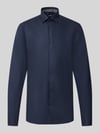 OLYMP Level 5 Body fit zakelijk overhemd met extra lange mouw Marineblauw