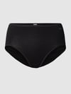 Mey Slip mit Label-Print Modell 'Superfine' Black