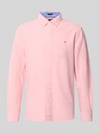 Superdry Regular Fit Freizeithemd mit Logo-Stitching Hellrosa