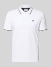 Champion Slim Fit Poloshirt mit Label-Stitching Weiss