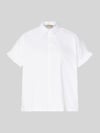 Smith and Soul Regular Fit Bluse mit verdeckter Knopfleiste Weiss