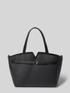 BOSS Henkeltasche aus Rindsleder Modell 'REVERS' Black