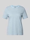 VERO MODA krój regular fit t-shirt z czystej bawełny model 'PAULINA' Jasnożółty