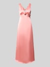 VERO MODA Schmales Abendkleid mit Rosen-Applikation Modell 'GIANNA' Koralle