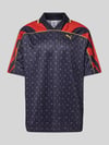 PUMA Performance Relaxed Fit Trikot mit Logo-Print Modell 'ROAD TO UNITY' Dunkelblau