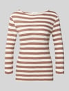 Christian Berg Woman Longsleeve mit 3/4-Arm Taupe