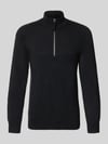 FTC Cashmere troyer o kroju regular fit z czystego kaszmiru Ciemnoszary