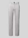MCNEAL Straight Fit Hose mit Gesäßtaschen Silber