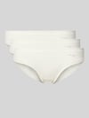 Sloggi Slip met gehaakt kant, model 'GO Crush' in een set van 3 stuks Offwhite