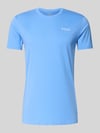 Polo Ralph Lauren Underwear Regular Fit Pyjama-Oberteil aus reiner Baumwolle Modell 'CREW-SLEEP-TOP' Hellblau