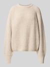 ARMEDANGELS Sweter o luźnym kroju z mieszanki wełny model 'RIB KNIT' Beżowy
