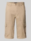 Christian Berg Men Bermuda met cargozakken Beige