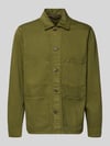 Tommy Hilfiger Regular Fit Hemdjacke aus reiner Baumwolle Oliv