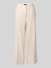 CAMBIO Chino aus Leinen-Mix mit Bügelfalte Modell 'CALIFORNIA' Beige