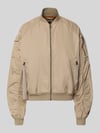 Save The Duck Bomberjack met Ritszakken Model 'LIL' Beige