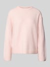 Gina Tricot Strickpullover mit Woll-Anteil Rosa