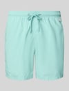 MC2 Saint Barth Badehose mit Logo-Print Modell 'Lighting Pantone' Mint