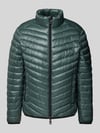 Tom Tailor Regular fit gewatteerd jack met mesh details Rietgroen