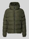 Superdry Steppjacke mit Kapuze und seitlichen Reißverschlusstaschen Khaki