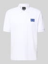 Armani Exchange Regular Fit Poloshirt mit Knopfleiste Weiss