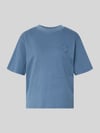 Jake*s Casual T-Shirt Motiv-Print und Rundhalsausschnitt Jeansblau