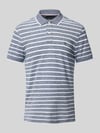 Tommy Hilfiger Koszulka polo o kroju regular fit z mieszanki bawełny i lnu Granatowy