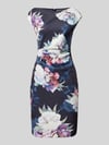 SWING Cocktailkleid mit floralem Muster Marine