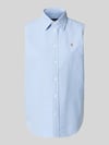 Polo Ralph Lauren Relaxed Fit Hemdbluse aus reiner Baumwolle Blau
