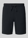 JACK & JONES Korte broek met structuurpatroon model 'AIDEN' Zwart