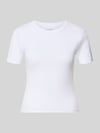 ONLY krój regular fit t-shirt z mieszanki bawełny model 'VAL' Biały