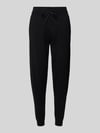 Christian Berg Woman Slim Fit Sweatpants aus Viskose-Mix Black