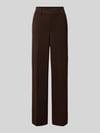 s.Oliver RED LABEL Weite Hose mit Viskose-Anteil Dunkelbraun