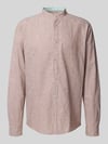 Tom Tailor Regular Fit Freizeithemd aus Leinen-Baumwoll-Mix Sand