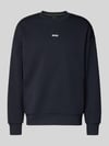 BOSS Green Bluza o kroju regular fit z mieszanki bawełny model „STENSON” Granatowy