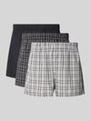 JACK & JONES Boxershorts mit elastischem Bund im 3er-Pack Modell 'MILANO' Khaki