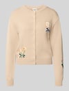Weekend Max Mara Regular Fit Strickjacke aus Baumwoll-Mix Modell 'TEIERA' Sand