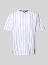 The Hundreds T-Shirt mit Knopfleiste Modell 'PALMS' Weiss
