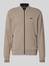 BOSS Green Regular Fit Sweatjacke aus Baumwoll-Mix Modell 'SW_Revival Skarley' Sand