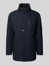 bugatti Jacke mit Stehkragen und Reißverschlusstaschen Marine