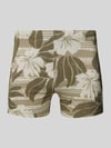 O'Neill Skinny Fit Badeshorts mit Label-Print Oliv