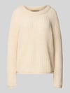 Smith and Soul Sweter z dzianiny o kroju relaxed fit z dodatkiem moheru Écru