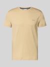 GANT T-Shirt mit Label-Detail Beige