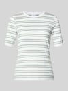 COMMA T-Shirt mit Rundhalsausschnitt Mint