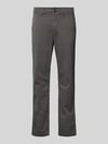 BOSS Orange Regular Fit Chino mit Gürtelschlaufen Graphit