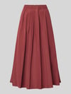 Weekend Max Mara midi-rok met katoen model 'FORMICA' Donkerrood