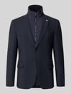 Manuel Ritz Marynarka o kroju slim fit z dodatkiem wiskozy Granatowy