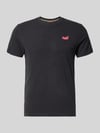 Superdry Regular Fit T-Shirt mit Logo-Stitching Black